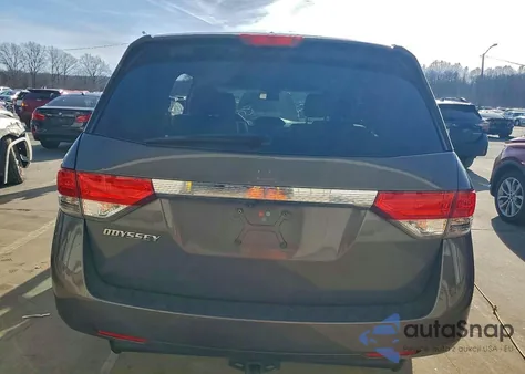 2014 Honda Odyssey Exl из США, поврежденный, VIN 5FNRL5H67EB033039